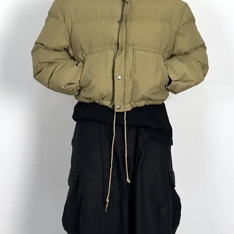 90s burgh scott cropped puffer jacket