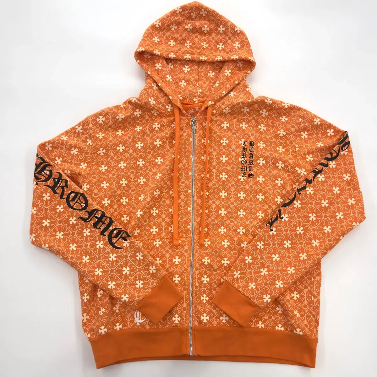 Chrome Hearts Miami Limited Hoodie Zip Up Orange S