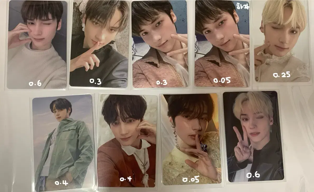 TXT 투바투 휴닝카이 범규 럭드 미공포 포카 양도 판매