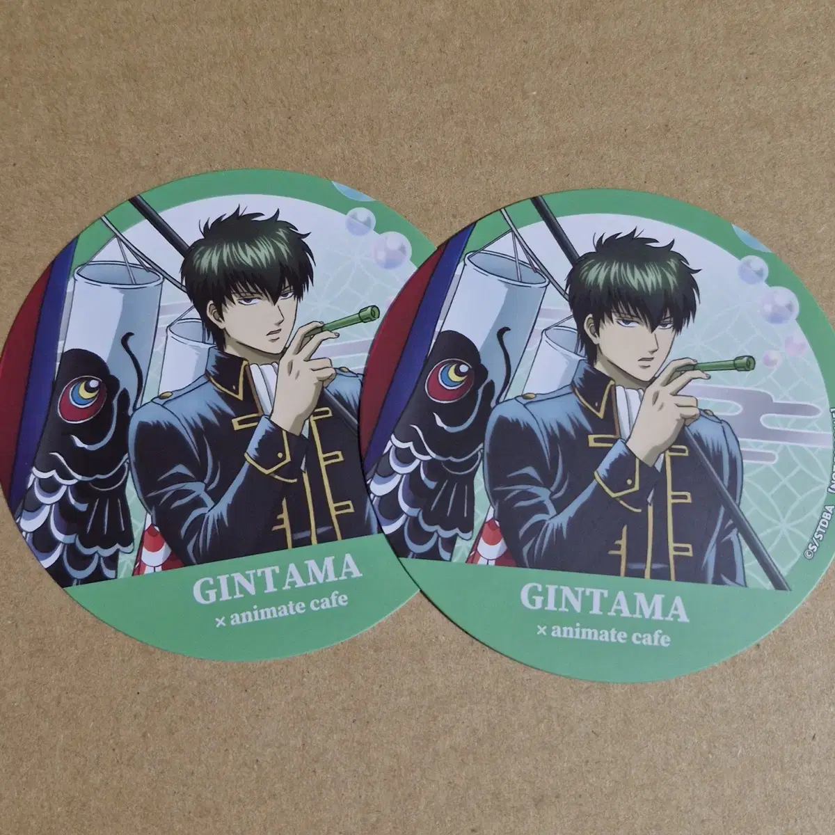 Gintama Hijikata Coaster Collaboration Cafe Animate Cafe Goods