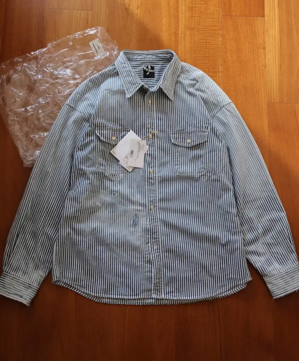 [4]Bizbeam24AW Pioneer Shirt Hickory Hickory Shirt