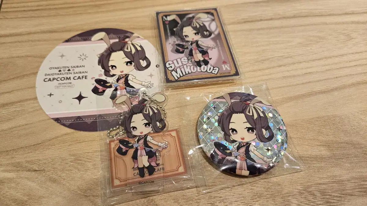 Sells Capcom Cafe Minuki/Susato goods from the reverse reissue