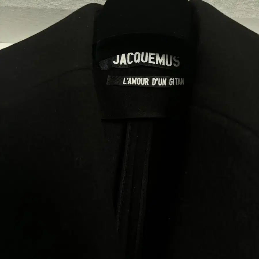 [새상품급] (2시간정도)1회착용 프랑스 Jacquemus 블랙 롱코트