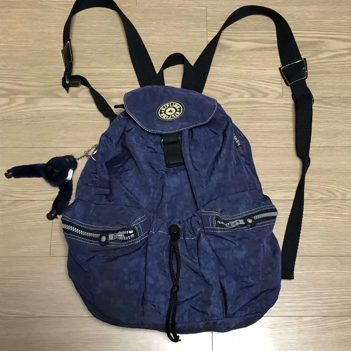 ONE SIZE) 키플링 KIPLING 복조리 백팩 다크 네이비 Y2K