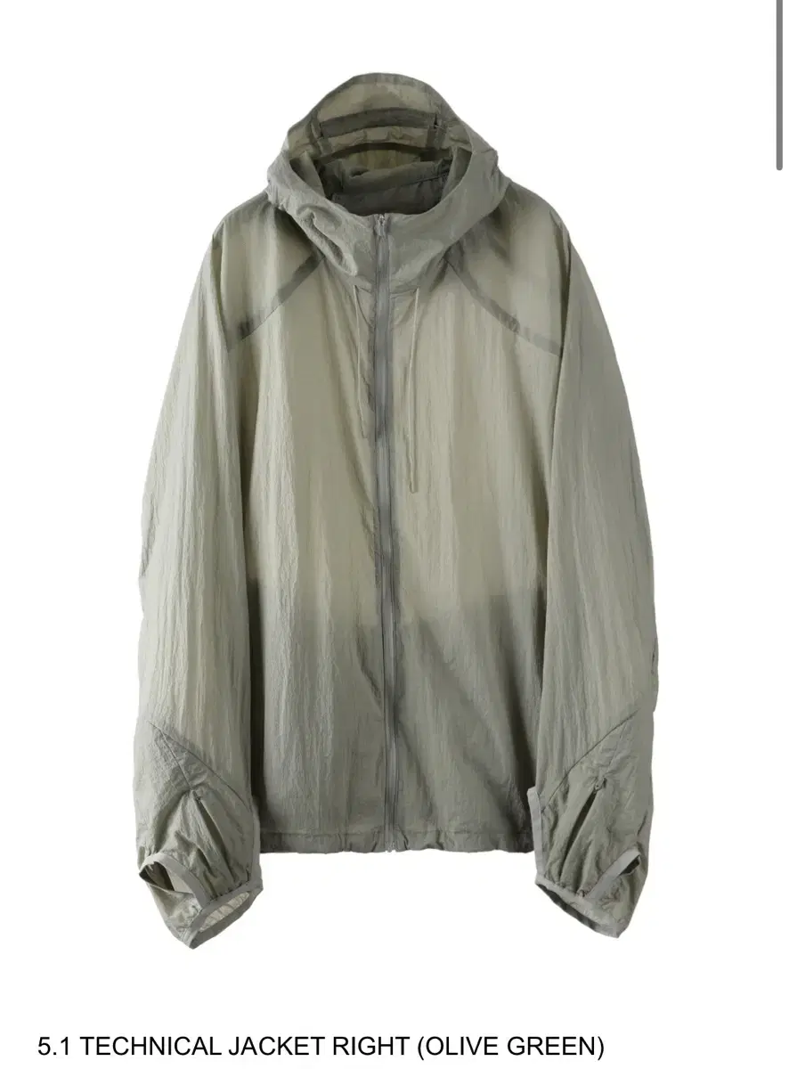 5.1 TECHNICAL JACKET RIGHT (OLIVE GREEN)