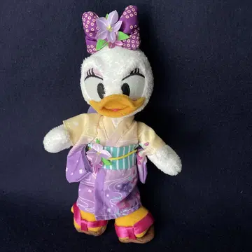 [익명 배송] 디즈니 데이지 봉제 인형 배지 유카타