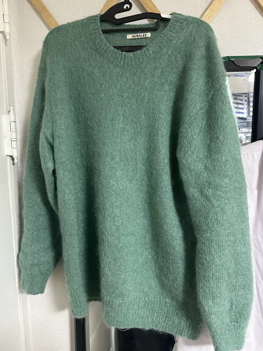 Orari Brushed Jade Green Knit