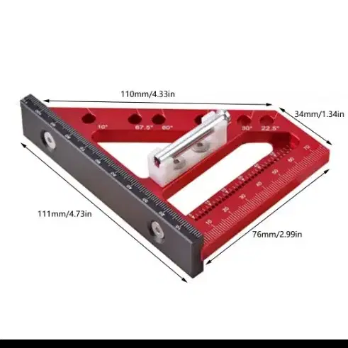 3D측정각도자 목공스퀘어 스케일목공자 드로잉라인 눈금자