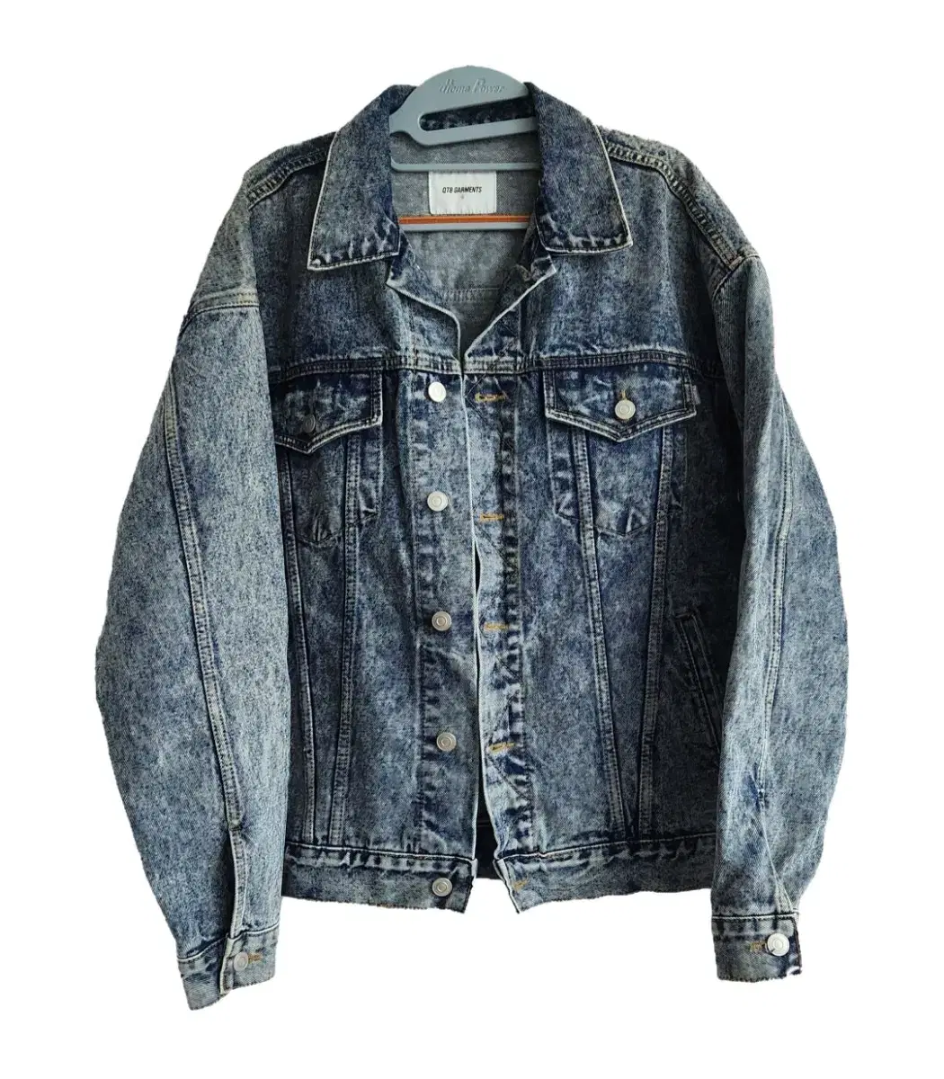 Q Tight Light Wash Denim Tucker Jeans Jacket