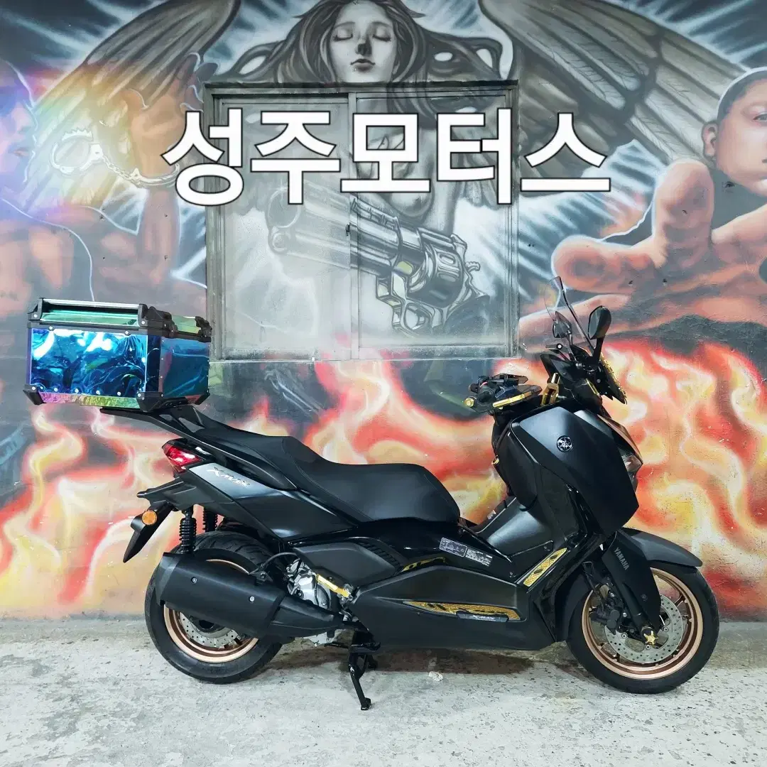 XMAX300CC/24년식/페리/12761KM/골드풀튜닝/컨디션최상/중고