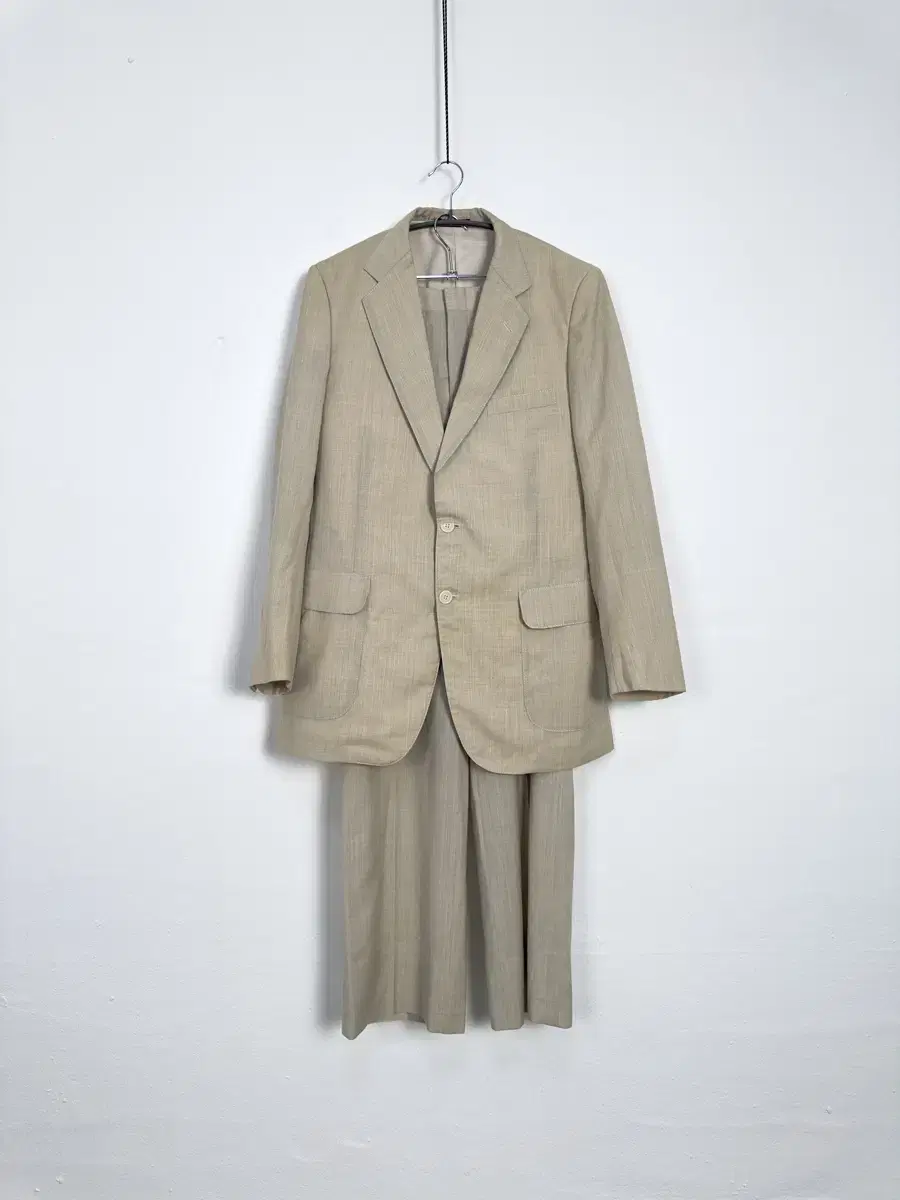 vintage beige suit set