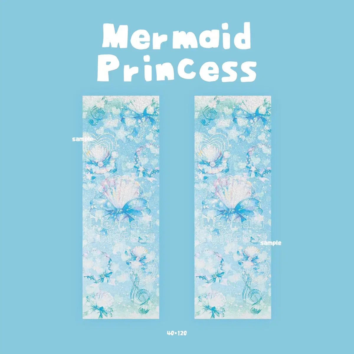 [자체제작] 1+1 이벤트 Mermaid Princess 책갈피