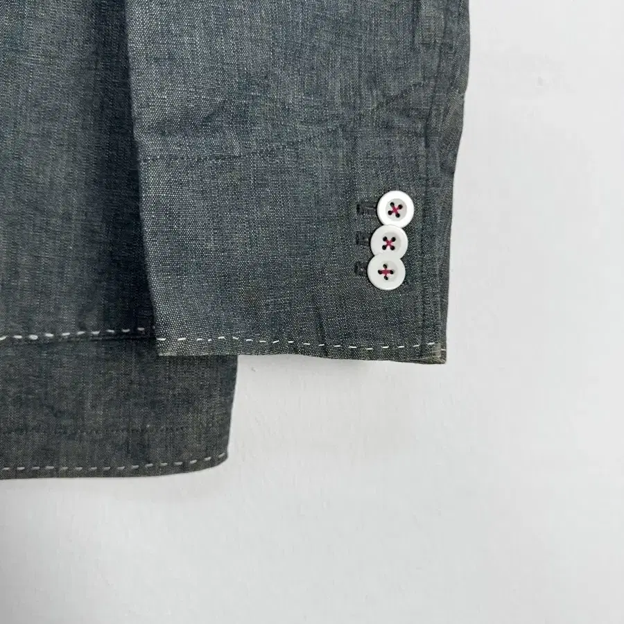 vintage contrast pocket denim blazer