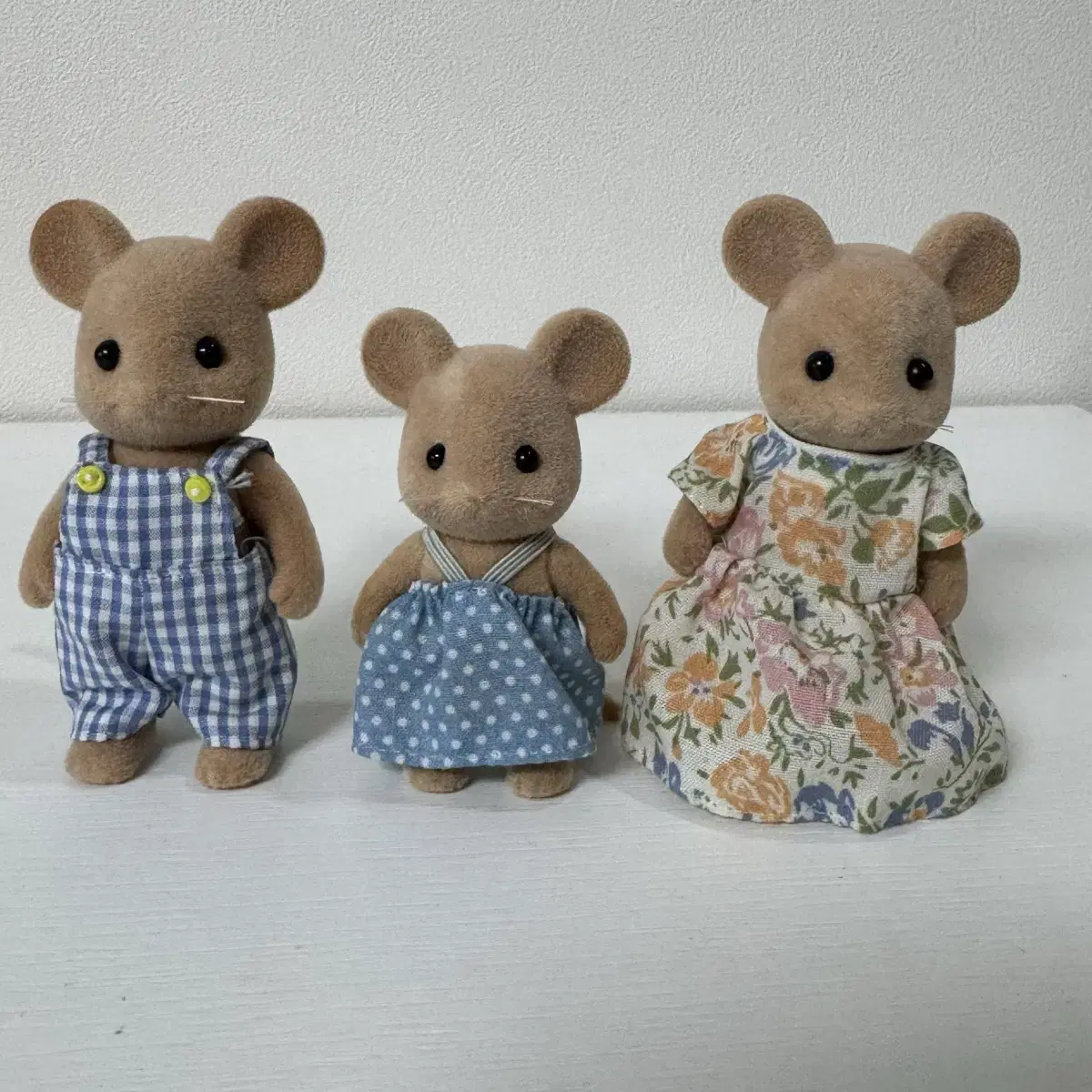 Old)Discontinued)Rare)Sylvanian Old Rat Rat Family