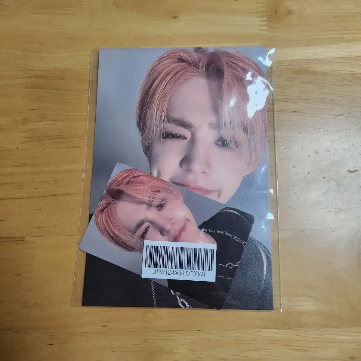 seventeen s.coups spill the feels mini 12" weverse pre-order benefit photocard