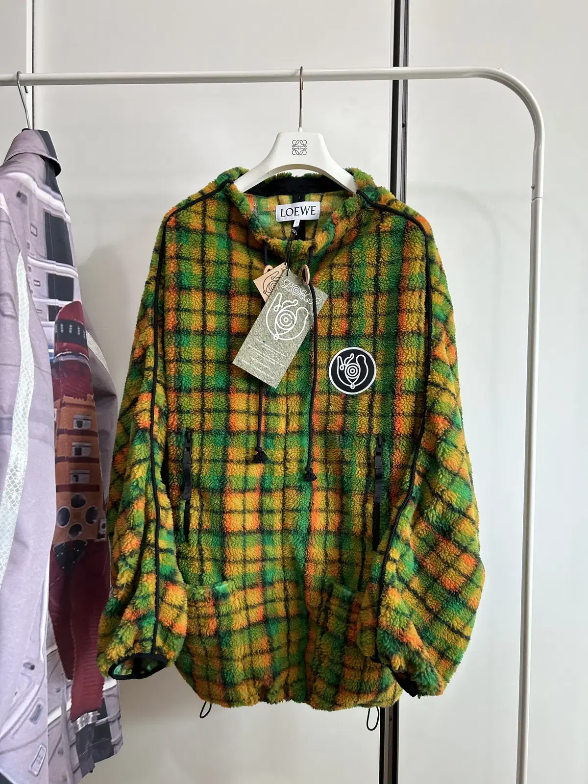 Loewe Check Fleece Jumper