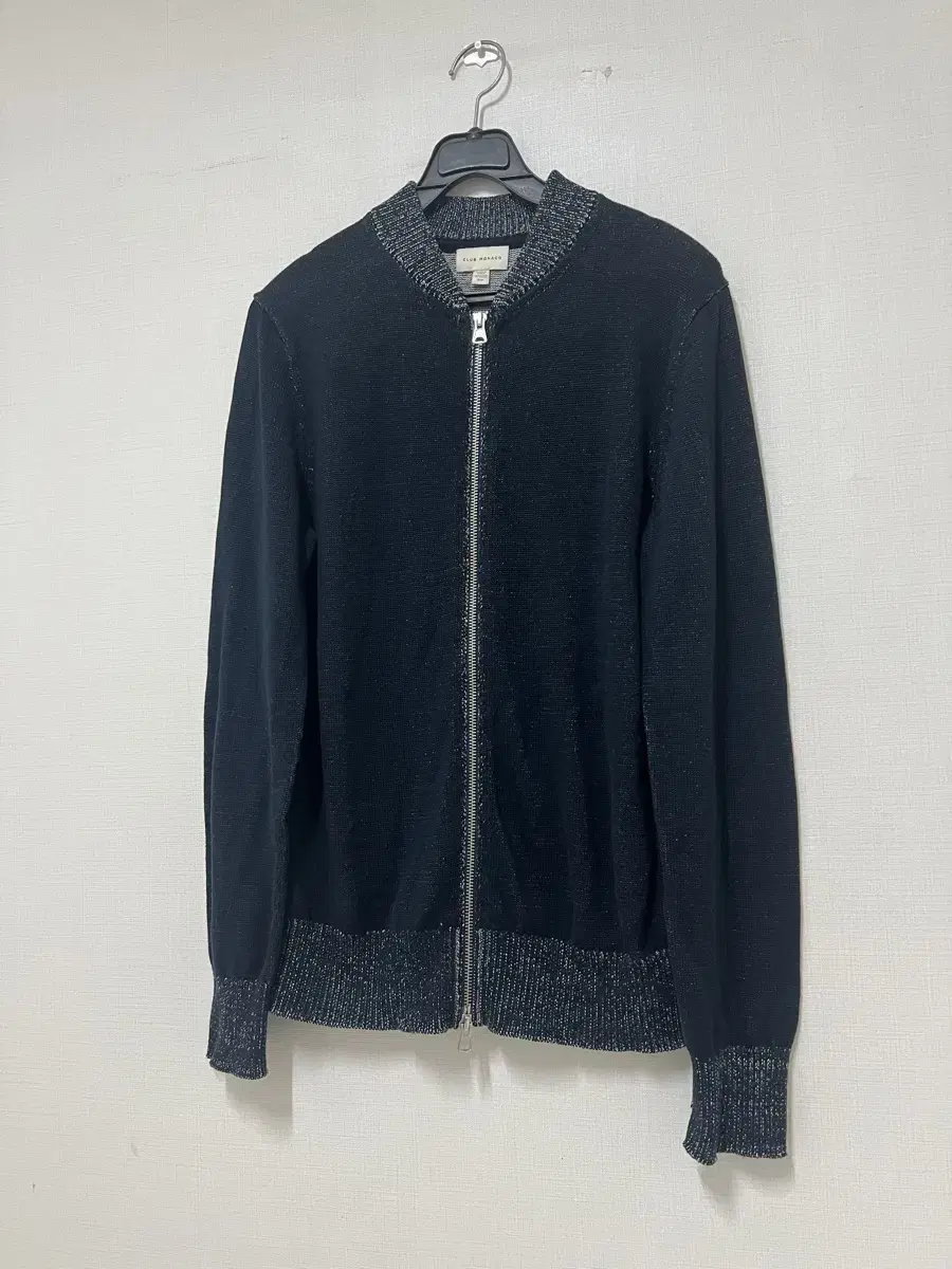 Club Monaco Cotton Zip-Up Cardigan