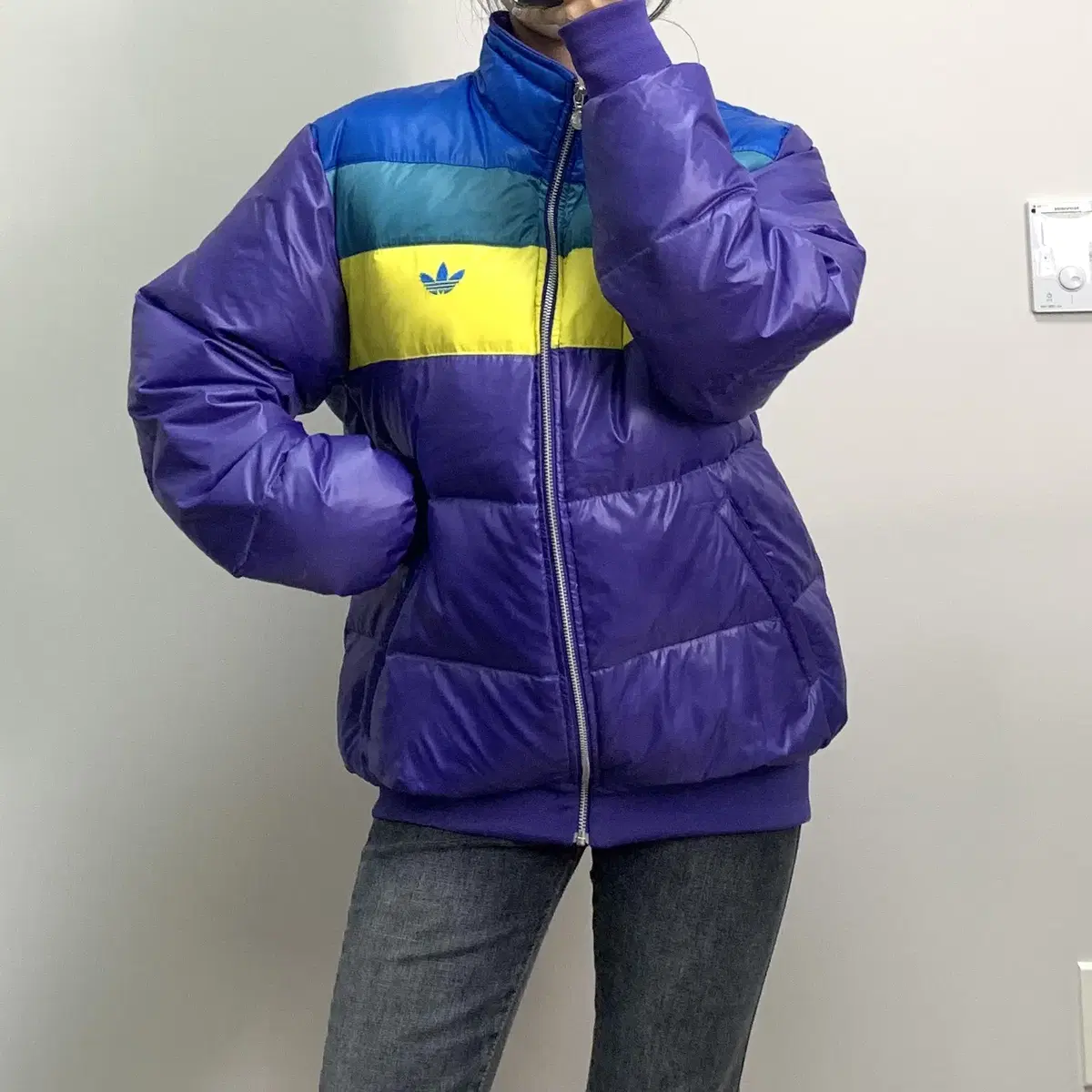 Adidas Colorblocked Down Puffer Padding