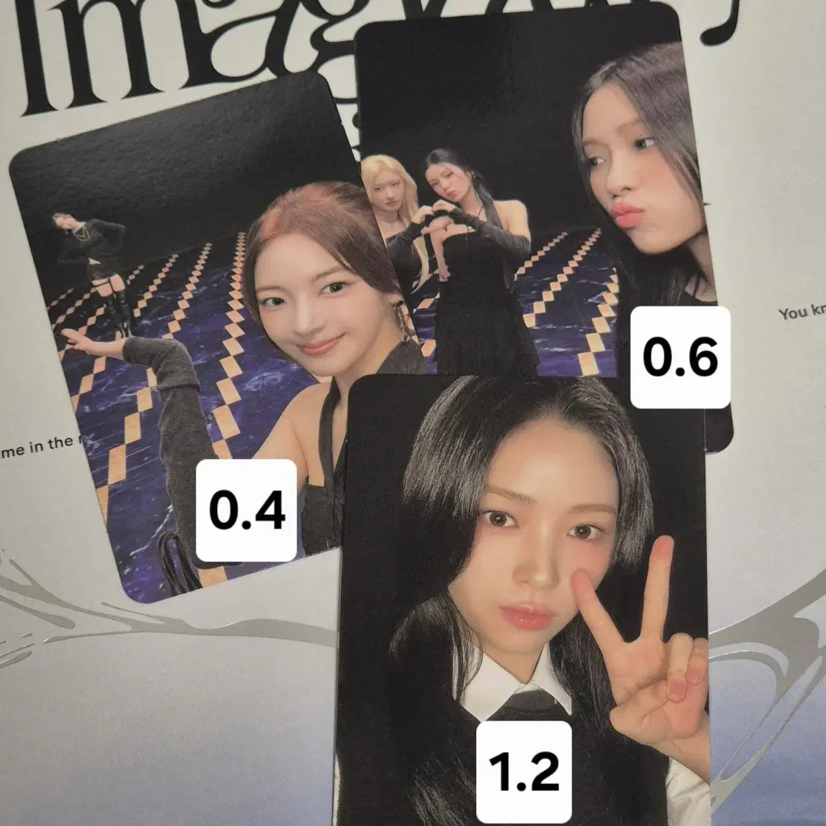 Itzy special Imaginary Frands ryujin units photocard to sell.