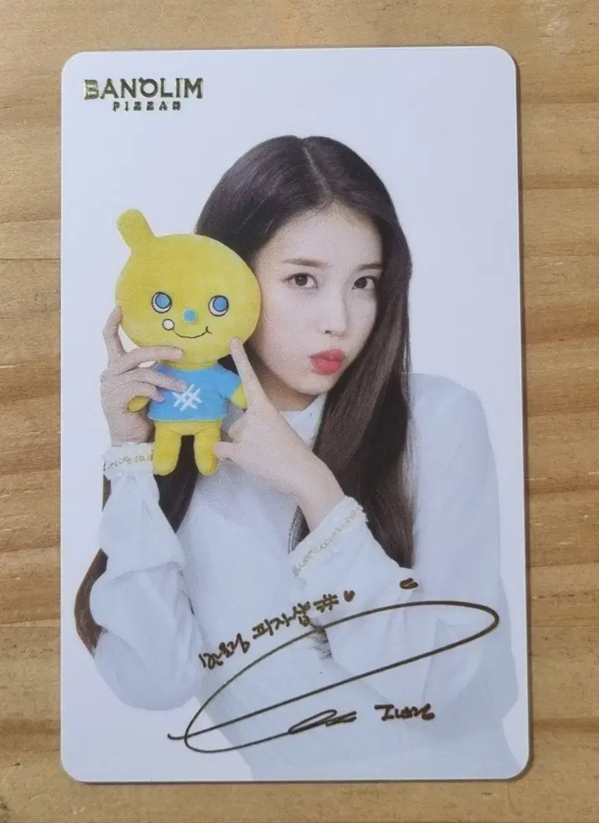 IU Roundup special Gold photocard + 1 tibusil