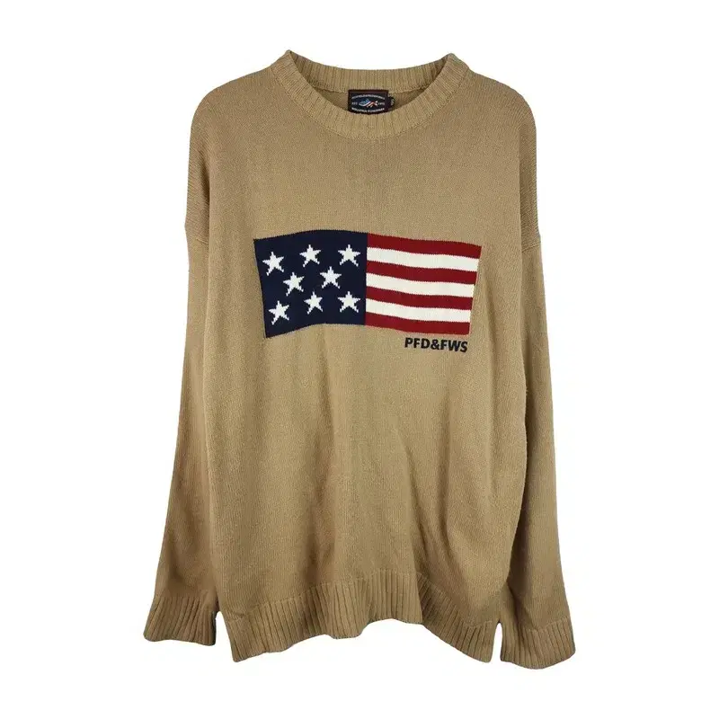 WANWON SHOP PRISMWORKS American Flag Overfit Knit M04269