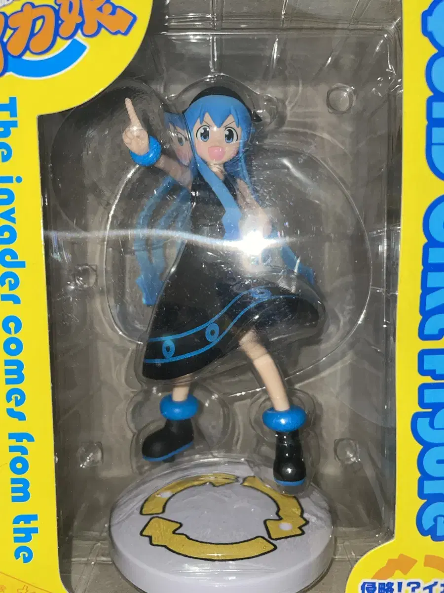 [Unsealed]Rare Black Squid Girl Figure / Ikamusume Mego All-American Girl FigureBangku