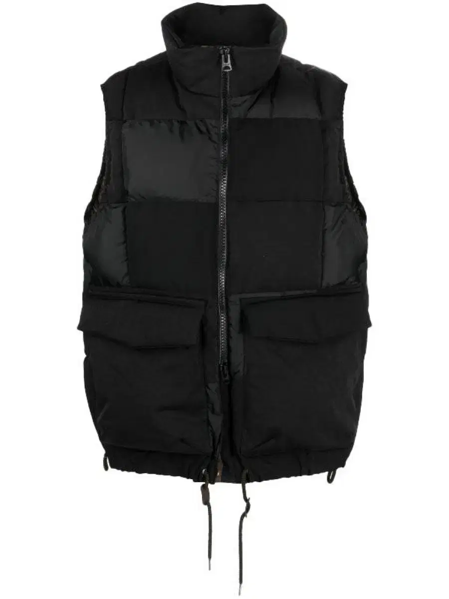 Sakai SACAI Suede paneled padded vest