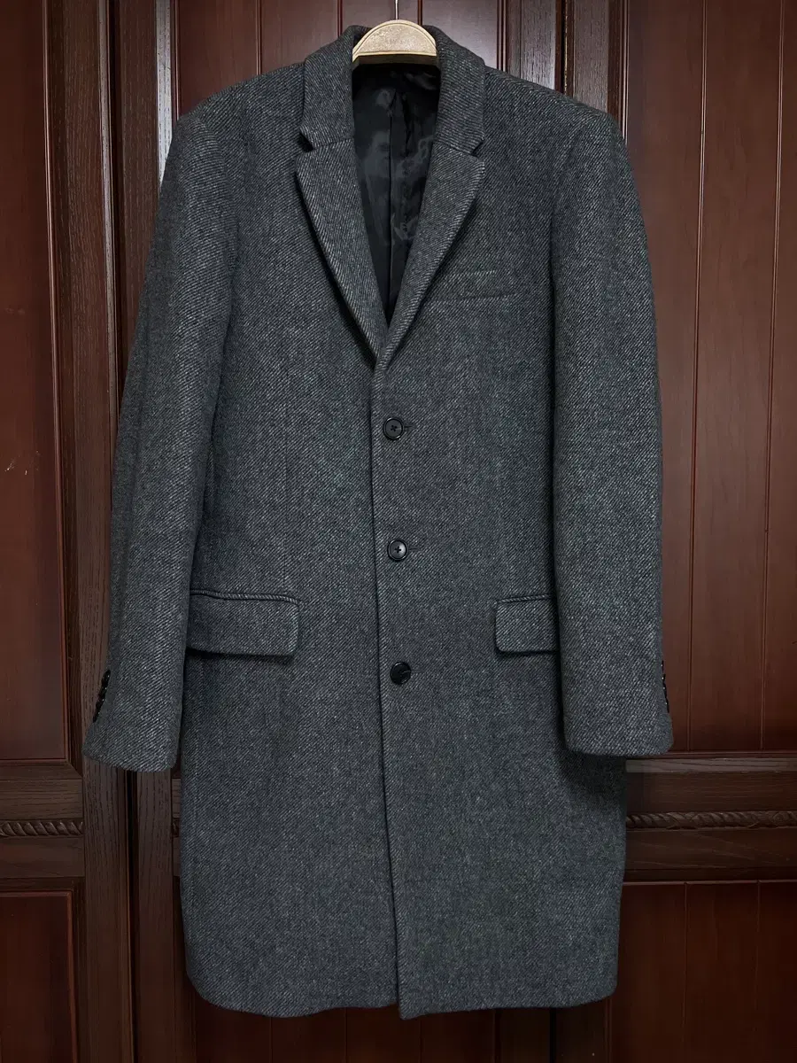 (Men's) Herringbone Single Coat in Club Monaco Wool Blend