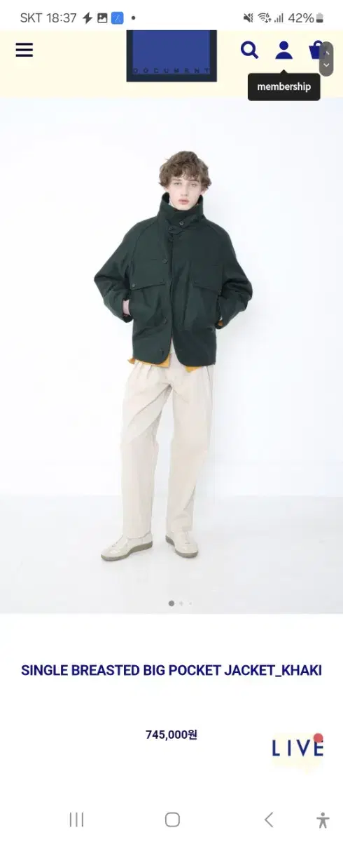 Document Single Jacket