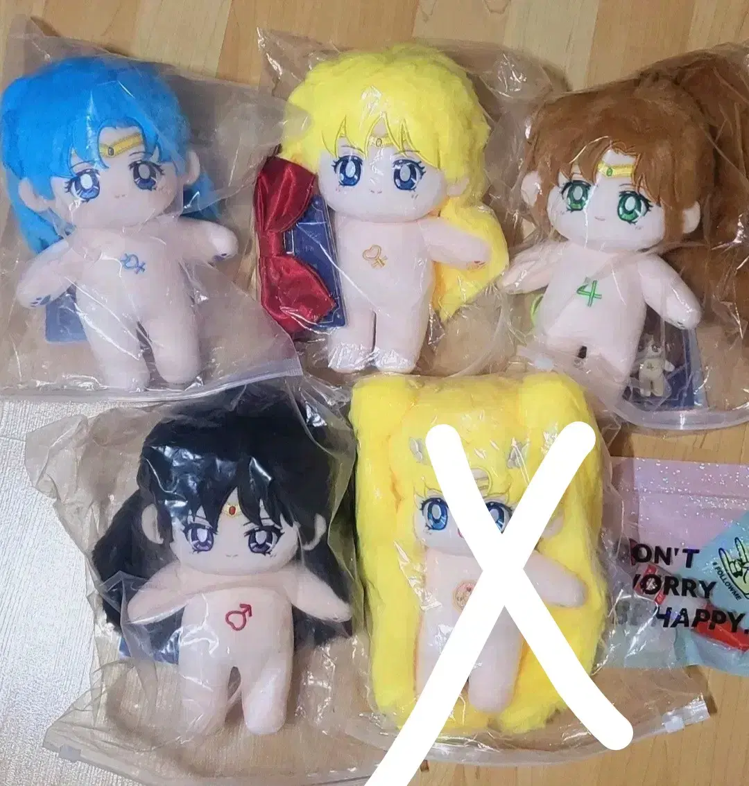 20cmSailor Moon Sailor Mercury Mars Jupiter Venus Somyi Doll Original PriceWTS