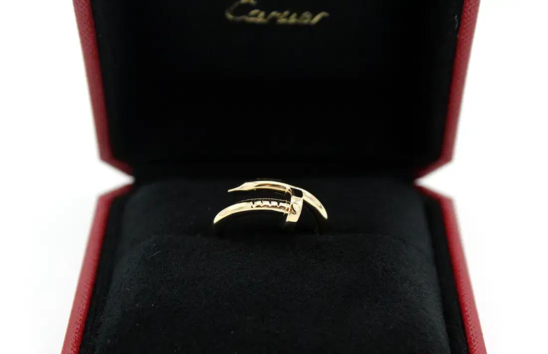 [Used] Cartier Just Enough Ring 18K Yelgol Ring No.53