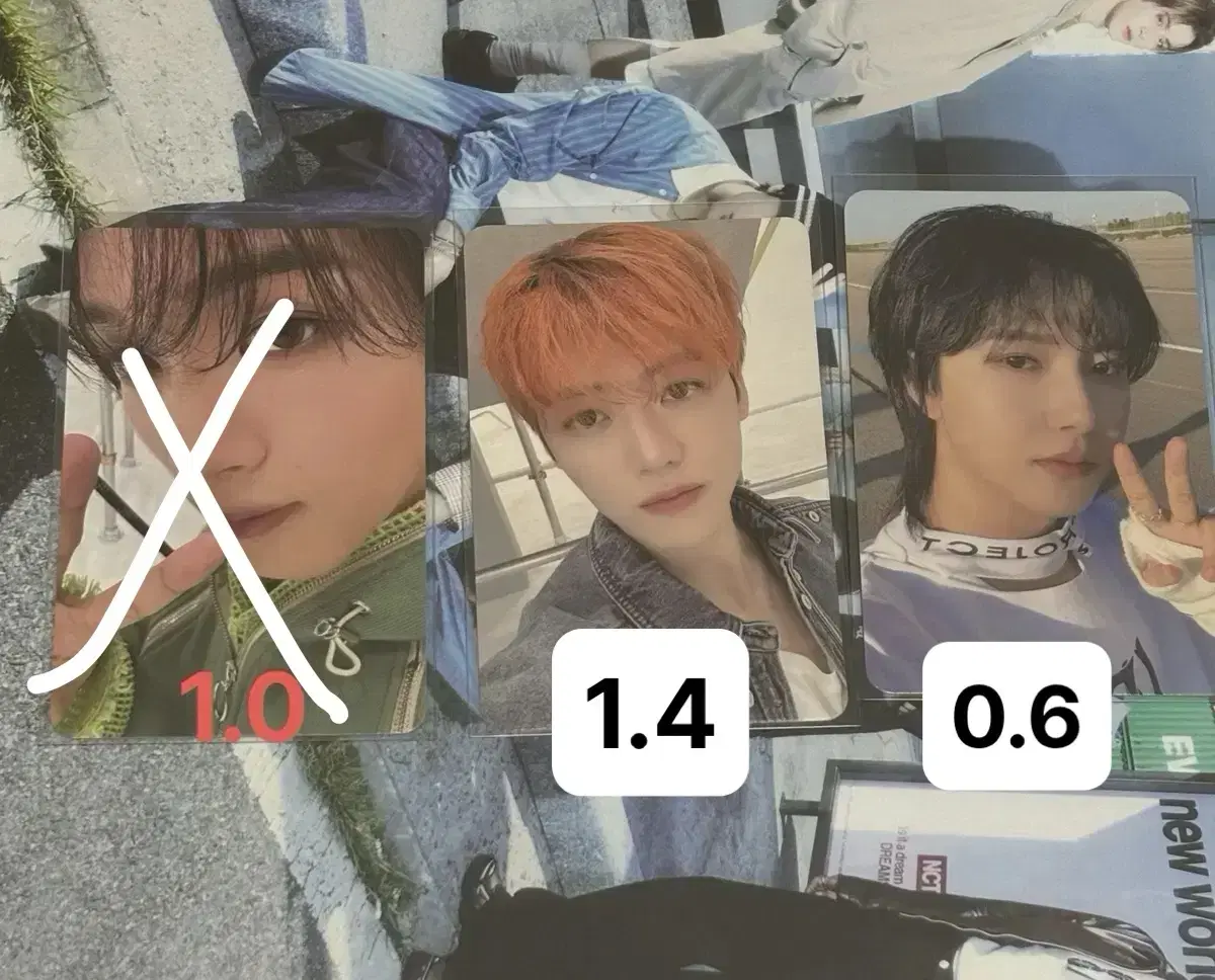 NCT Dream Vertical Small ld haechan jaemin renjun WTS