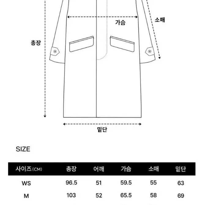 새제품 커버낫 클래식 울 더플 코트 (떡볶이코트) M사이즈