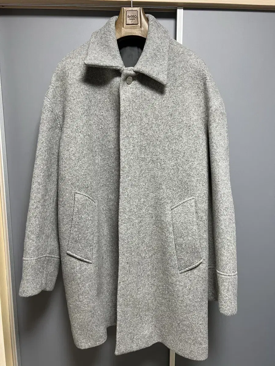 Martin Plan Half Coat Bonded Over Coat - GREY