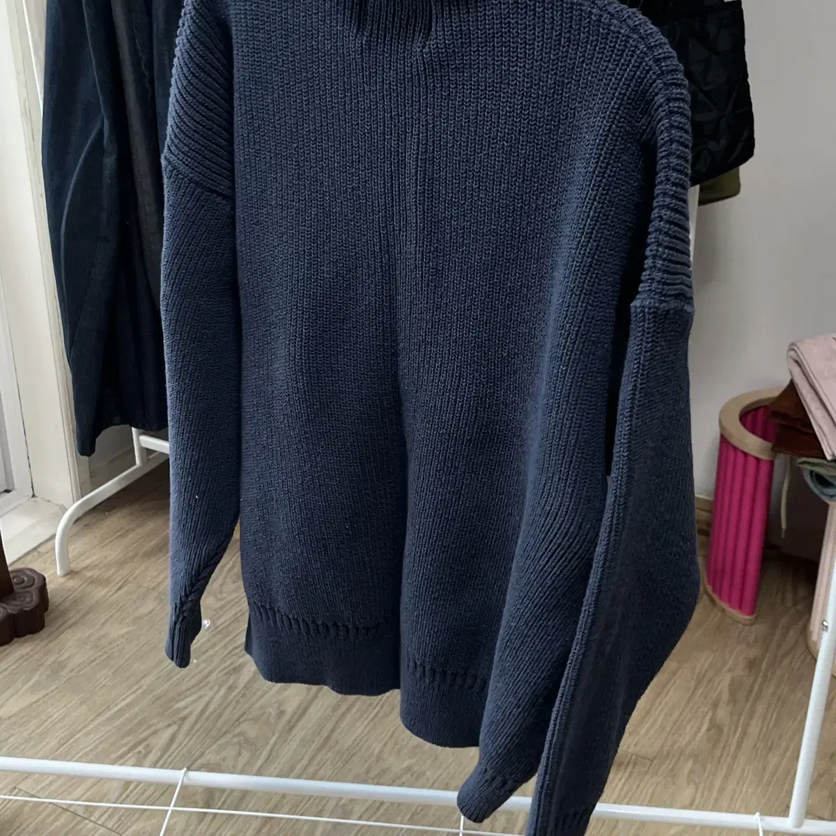 사운즈 라이프 Heavy Cotton Rugby Knit Navy [M]