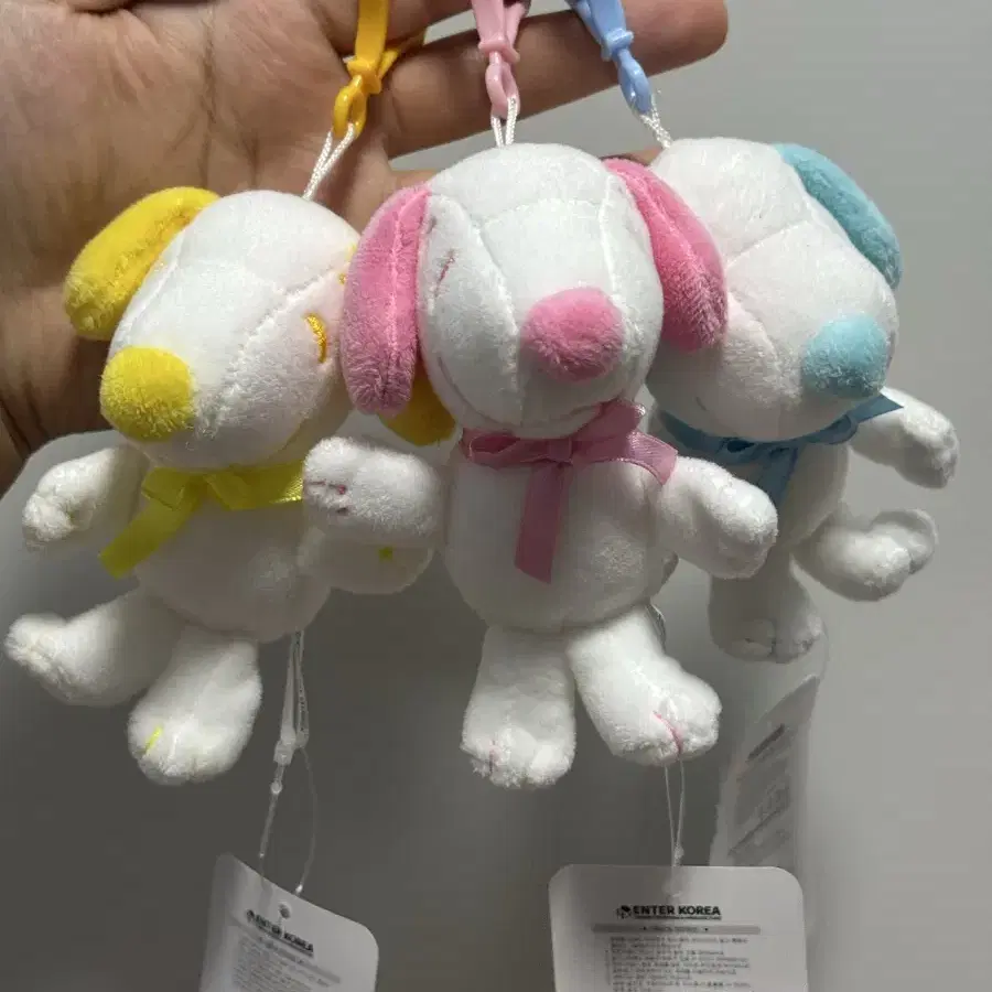 스누피 키링인형 3종세트 (8cm)