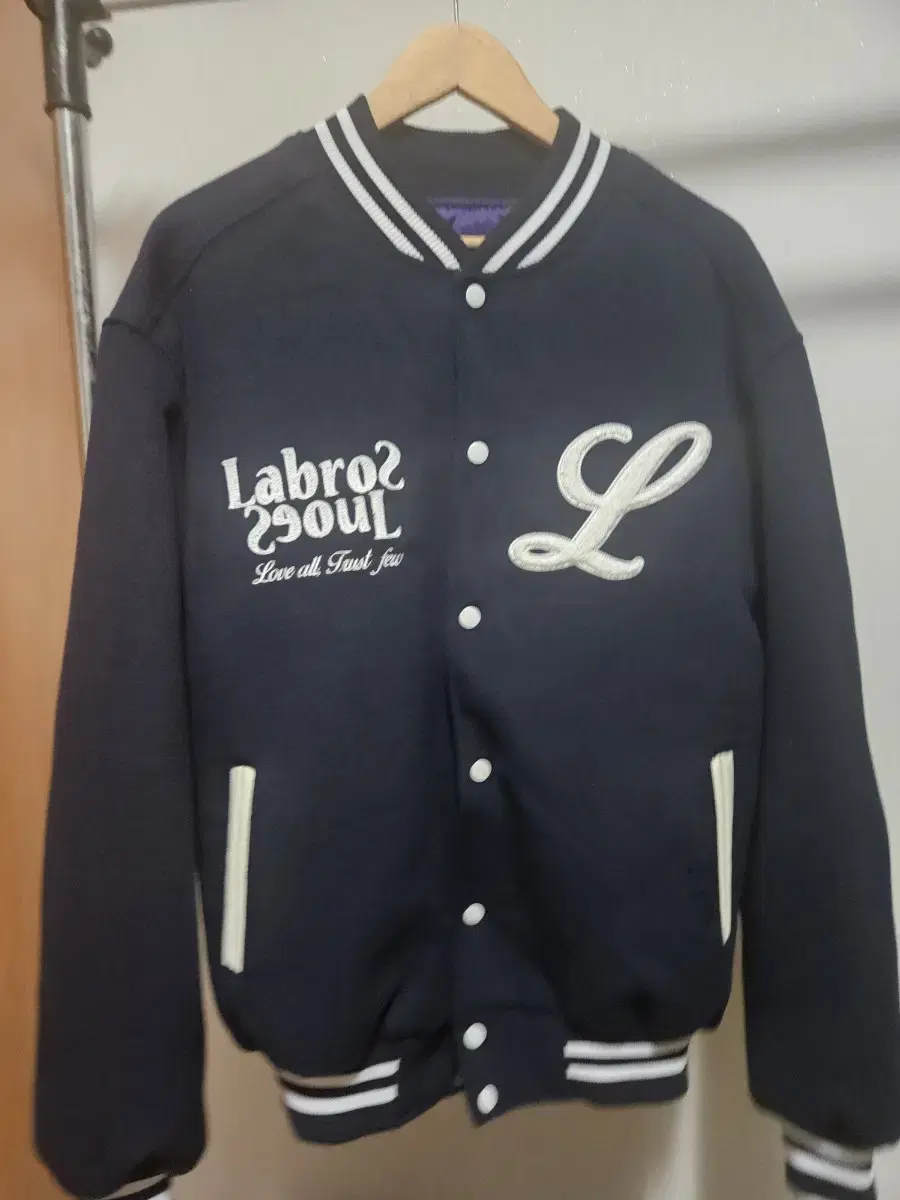 [XL] Lavros Varsity Jacket Navy