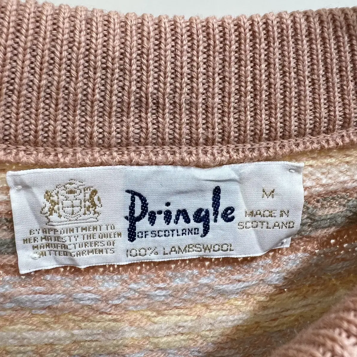 PRINGLE (Made in Scotland) 램스 울 니트