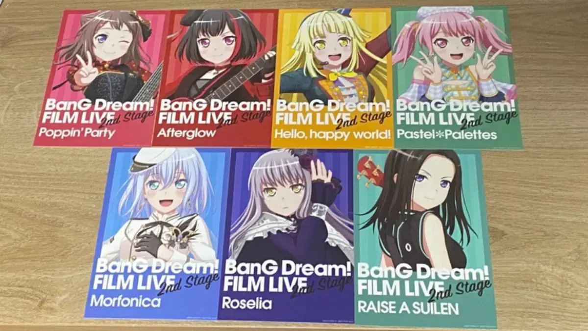 Bangdream FilmLive 2nd Stage AnyPlus pre-order benefit All Clear