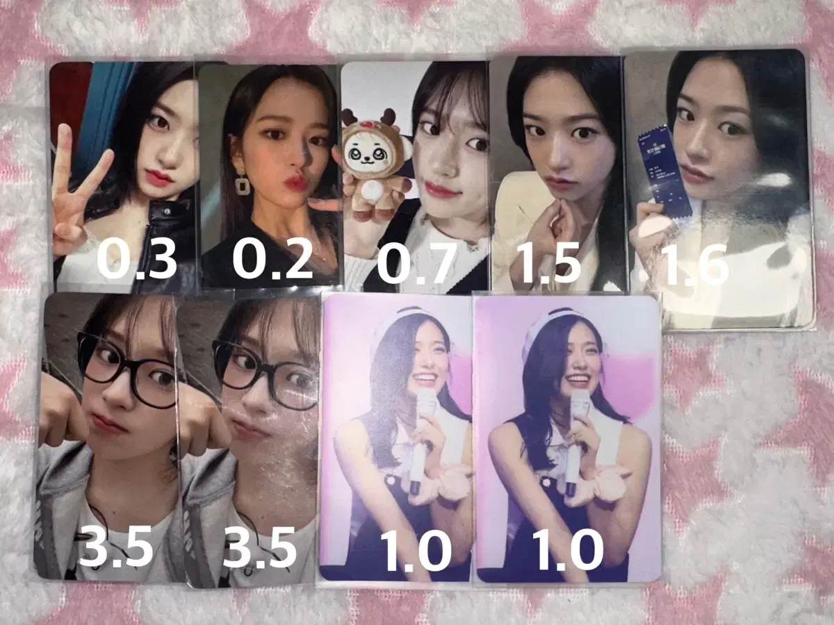 후기보유)ive ahn yujin photocard 포토카드 굿즈 wts