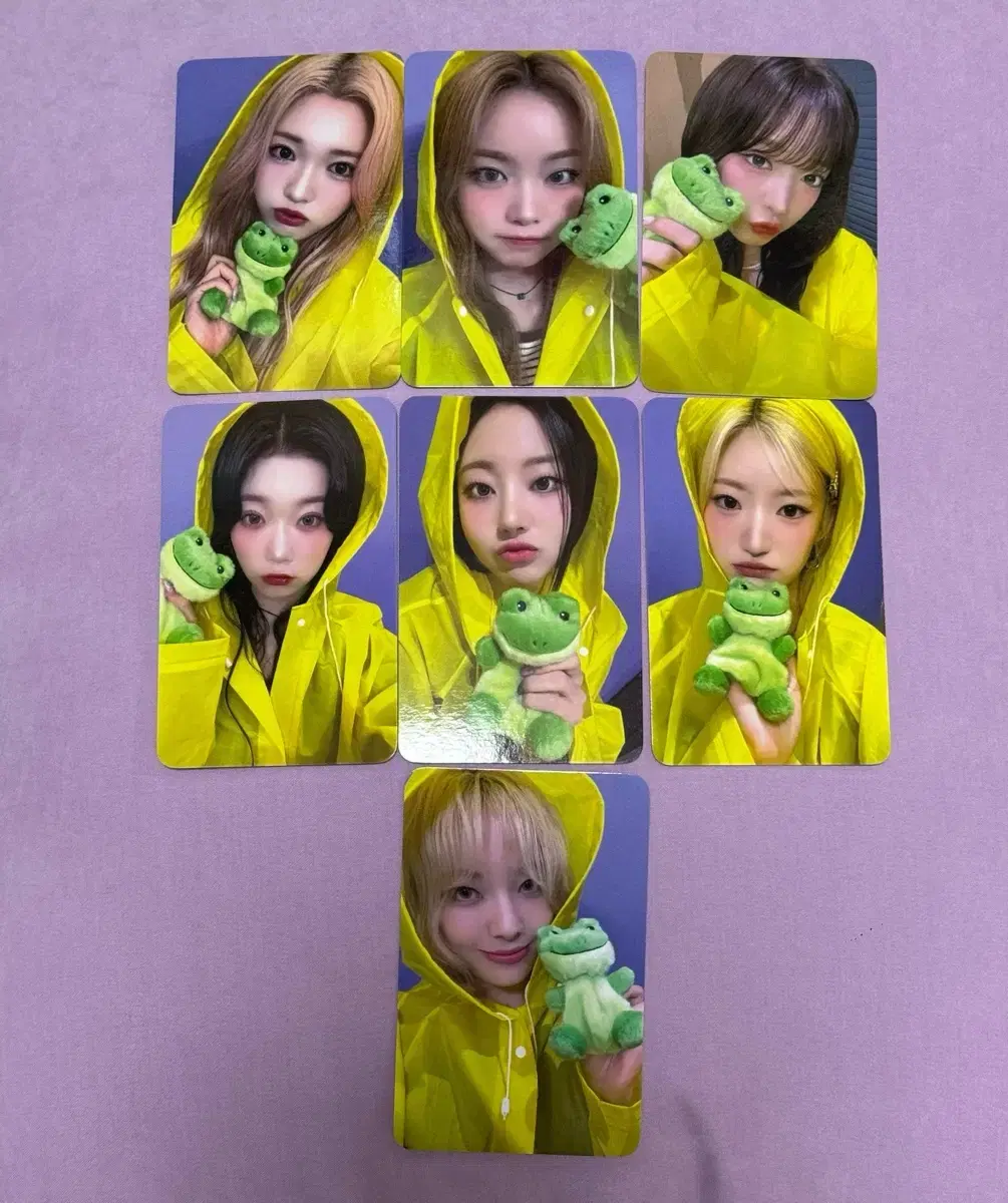 Billlie makestar Woobi photocard unreleased photocard moon sua suhyeon haram tsuki sheon Siyoon