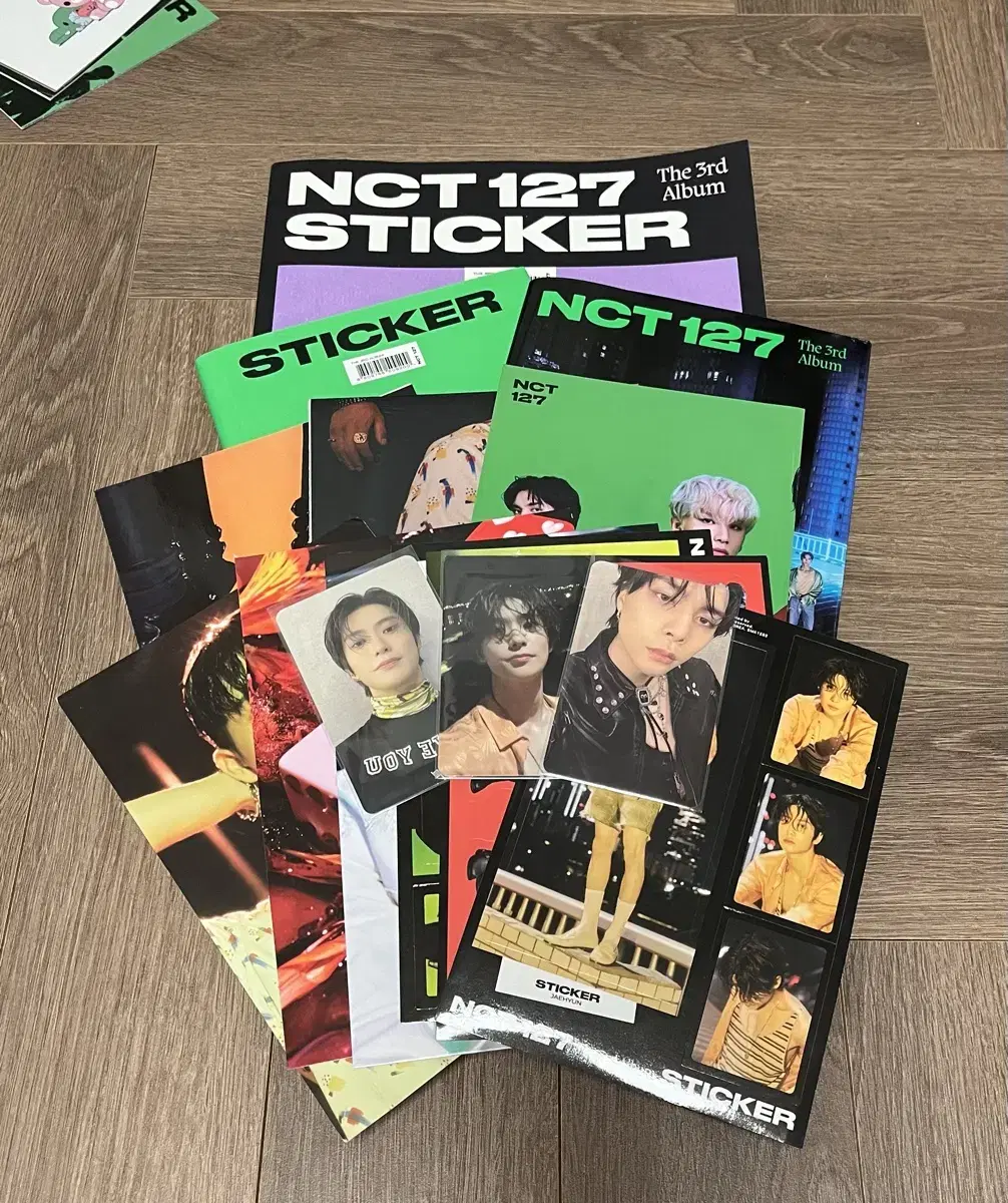 NCT 127's unsealed album sell sticker , Fei Borit