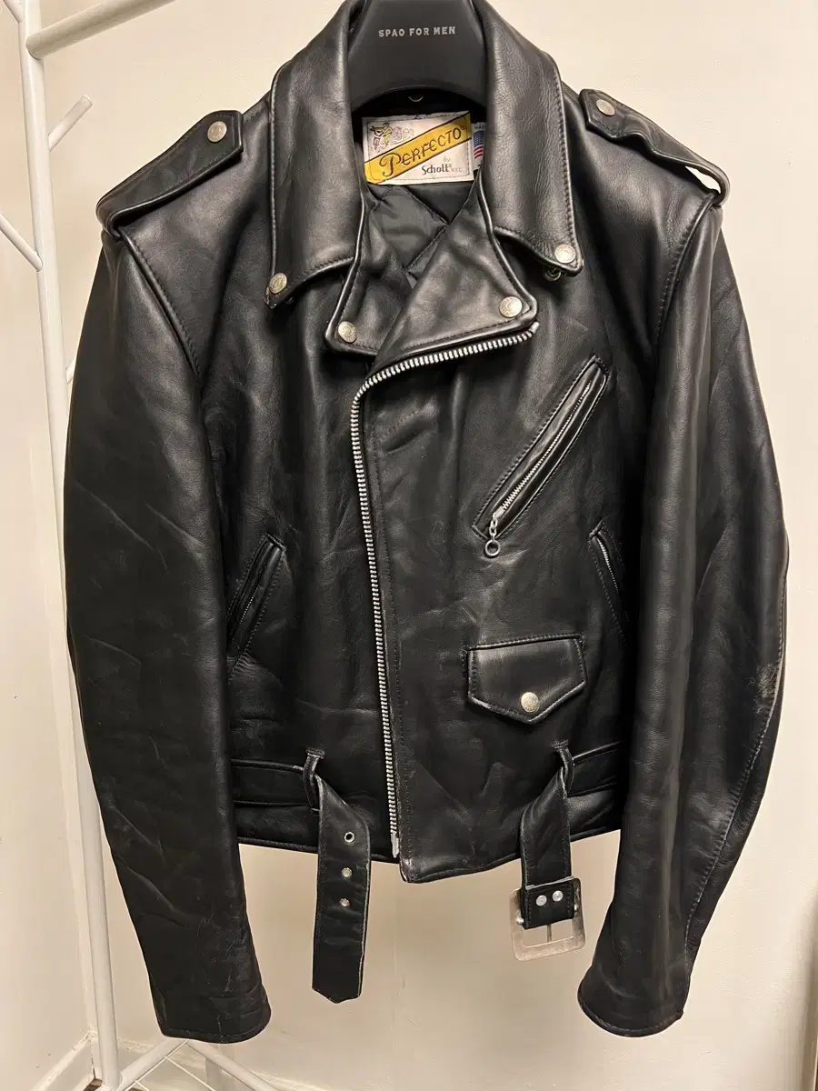 SCHOTT 618 Perfecto Rider Leather Jacket 44