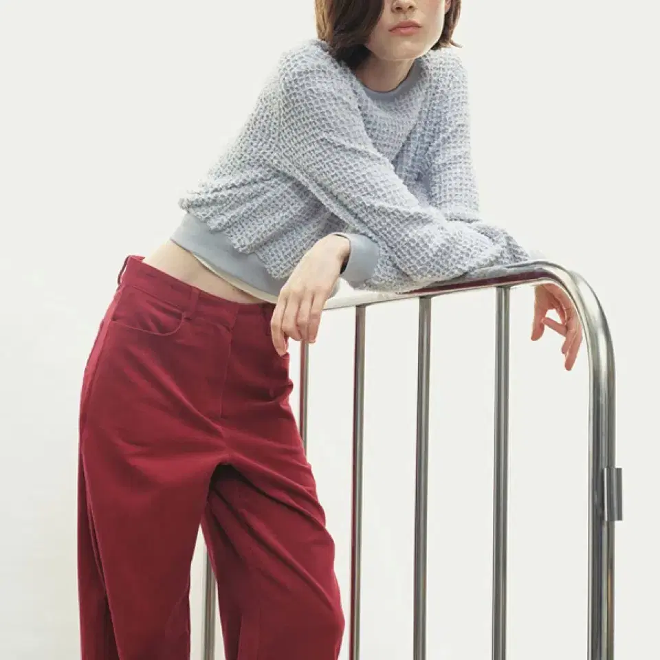 소이르 corduroy wide pants (s)