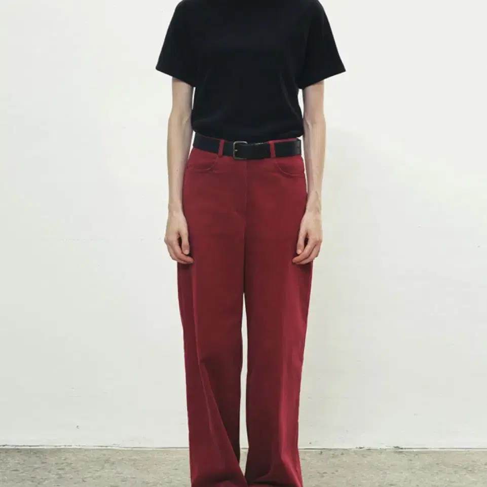 소이르 corduroy wide pants (s)