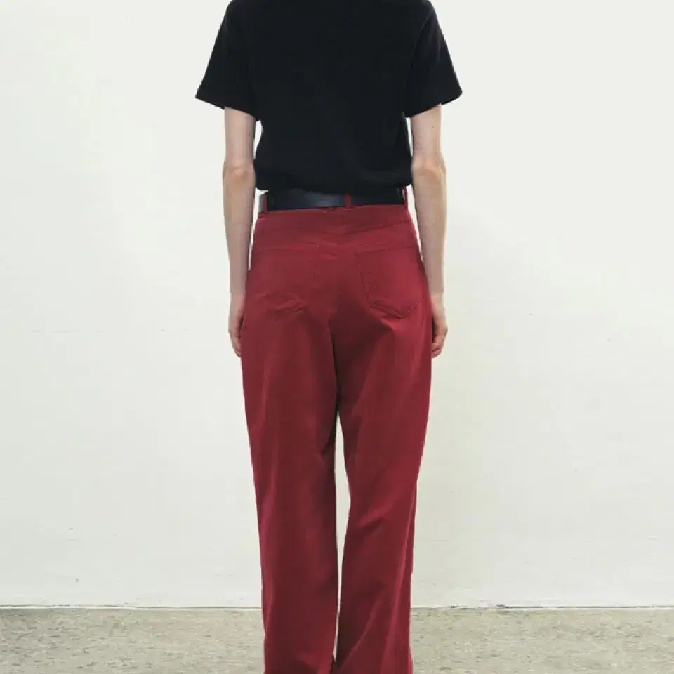 소이르 corduroy wide pants (s)