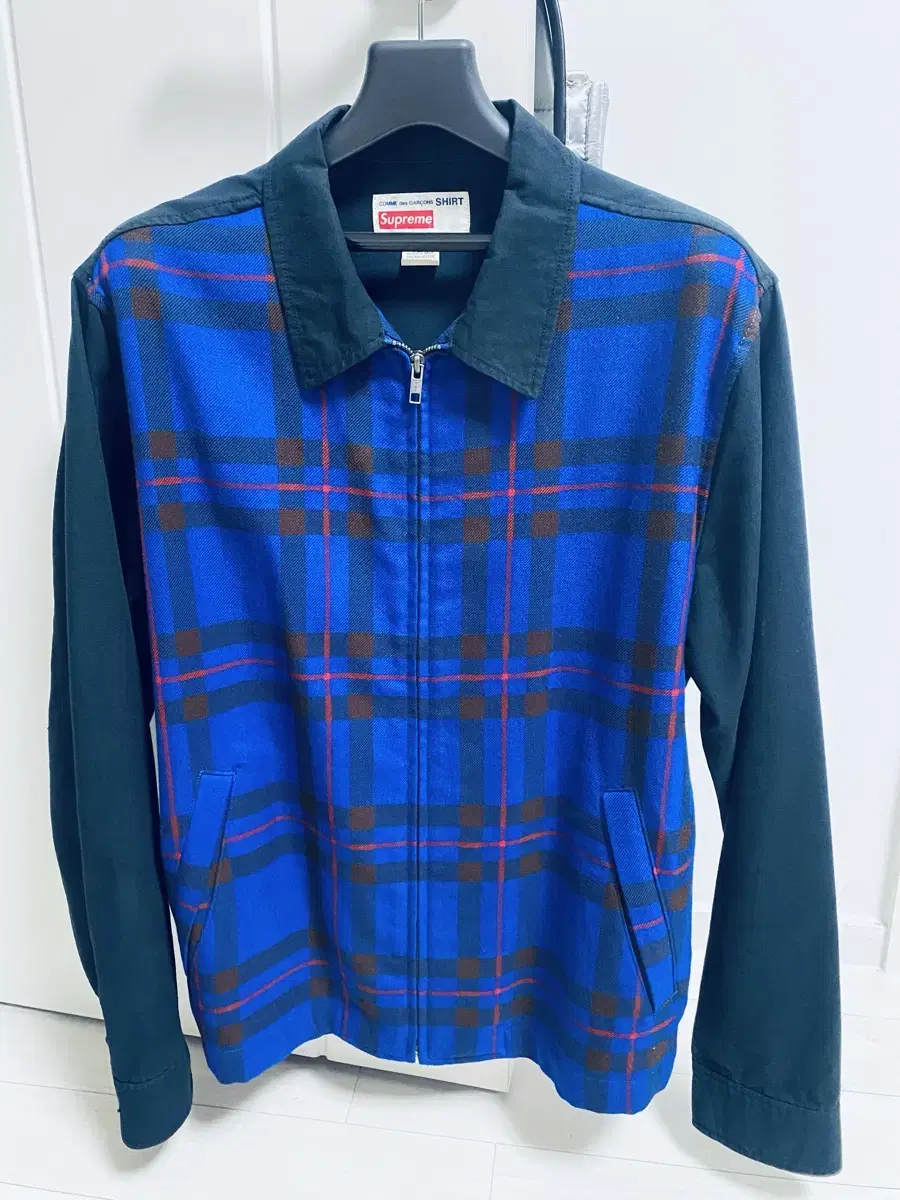 Supreme Comme des Garçons Song Check Work Jacket M