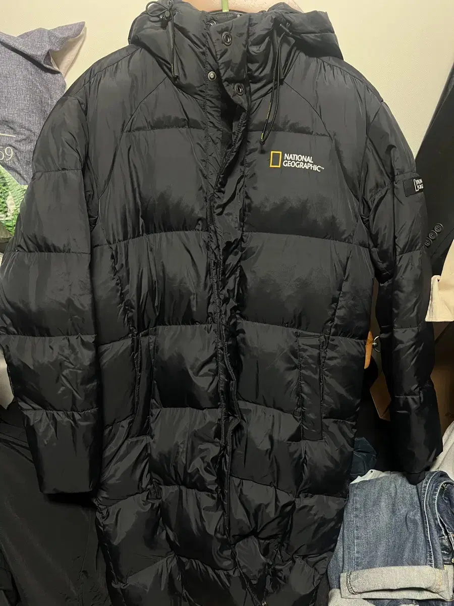 National Geographic Long Padded Jacket Size M sells