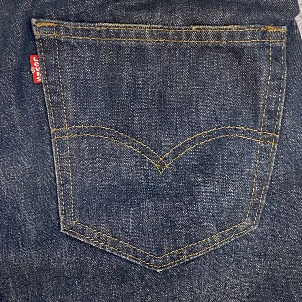 LEVI'S 505 스티치 스트레이트 데님 팬츠