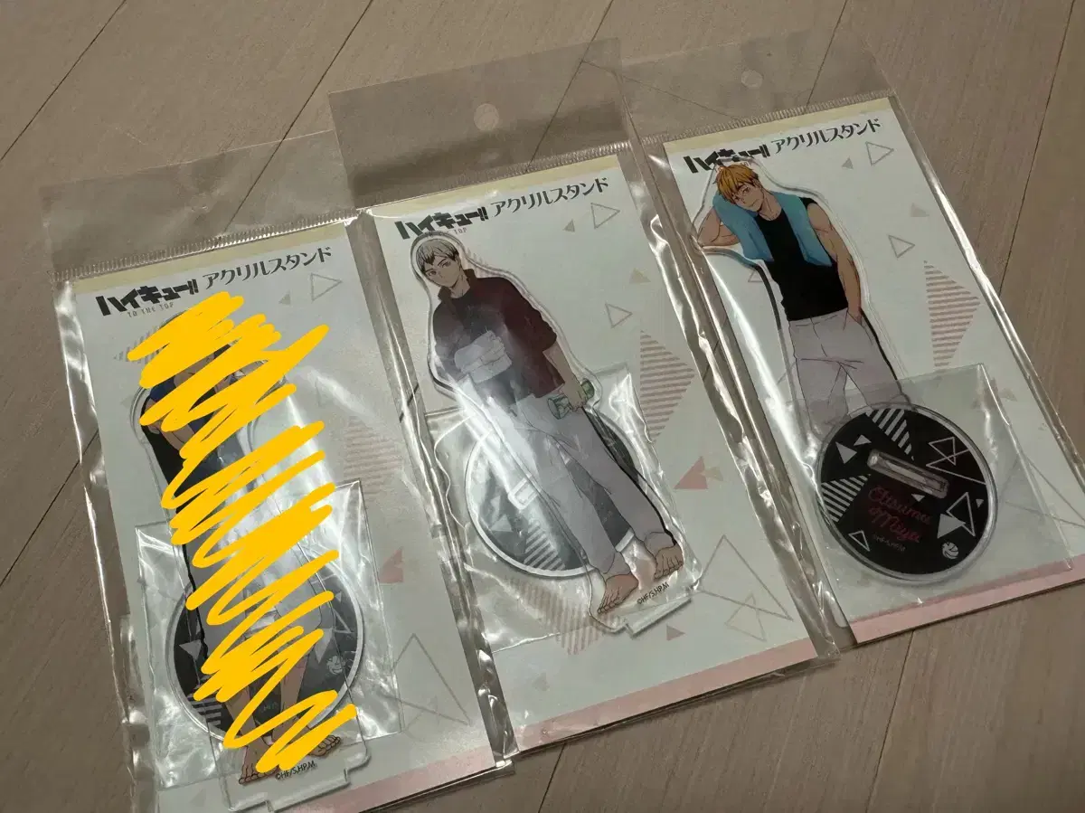 Haikyuu Inarizaki Miya Atsumu Osamu Kita Shinsuke Acrylic Stand